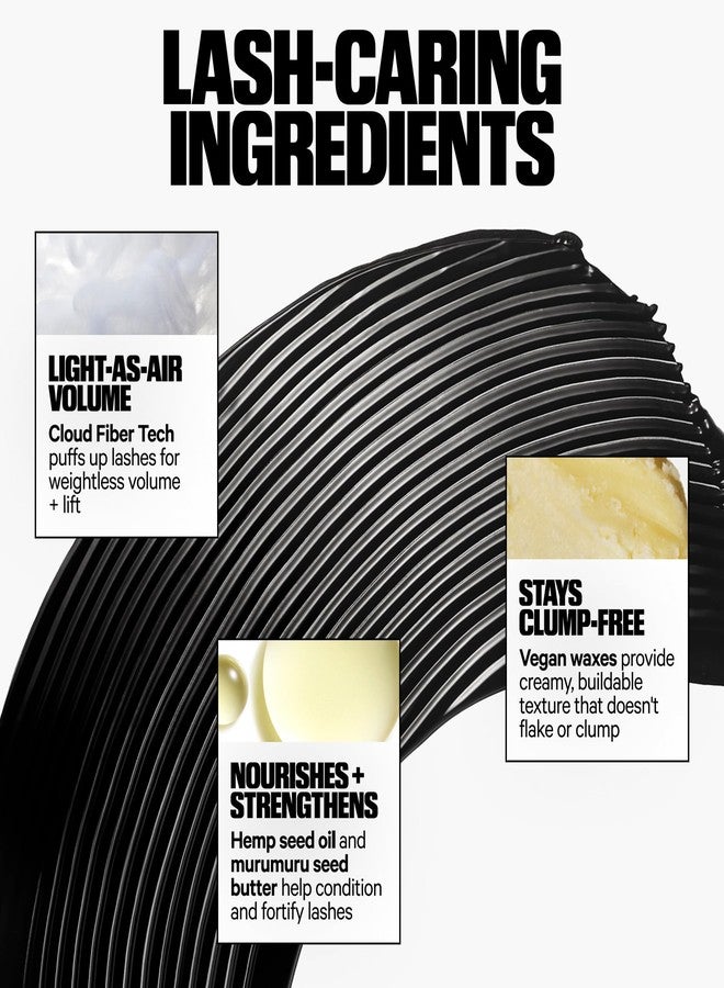 Milk Makeup KUSH Big Hit Volumizing Mascara – 12HR High-Volume Mascara for Lifting, Lengthening + Defining Lashes – Clump + Smudge-Free, Weightless + Safe for Sensitive Eyes – Black, 0.14 oz - Image 5